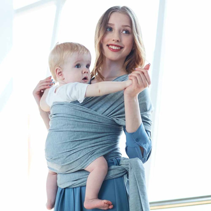 Baby Carrier Supplier - Multifunctional Sling Wrap Soft Bamboo