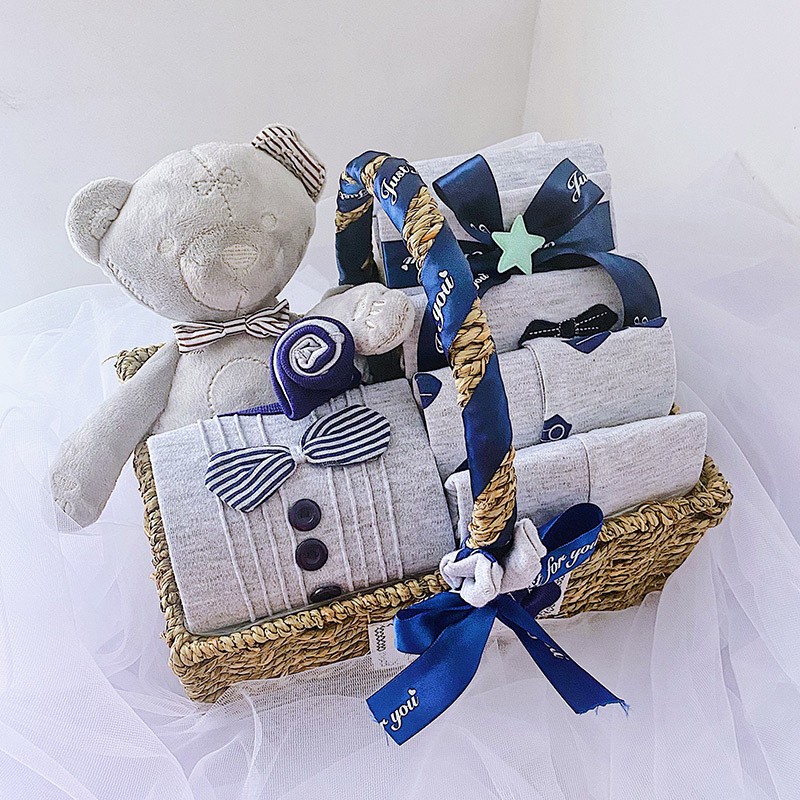 Baby Gift Set Supplier - 0-9 Months 12pcs Cotton Pajamas