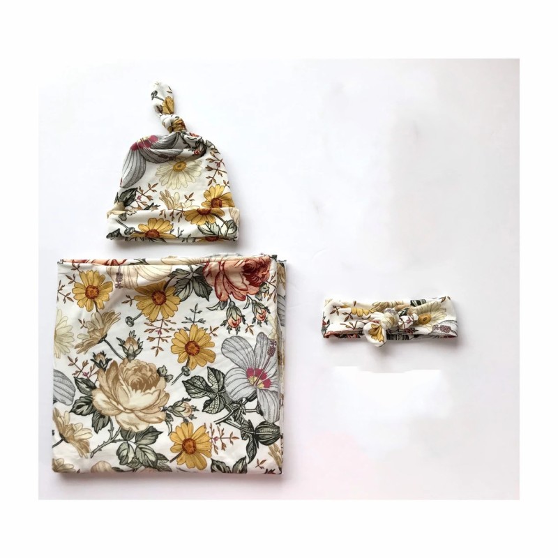 Sleeping Bag Supplier - For Baby Girl Boy Shawl Wrap Set