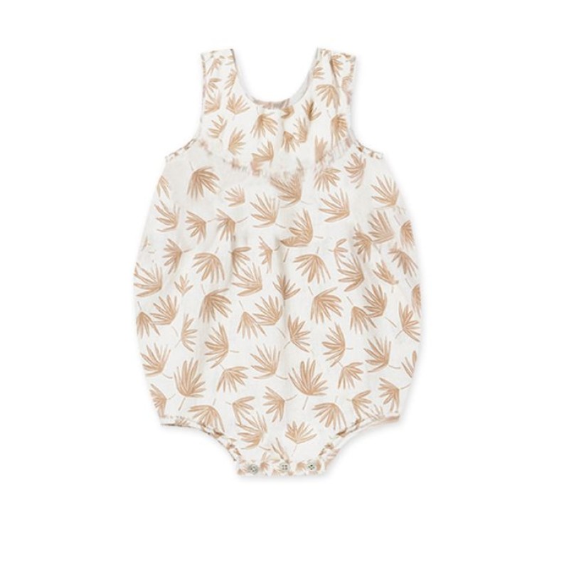 Summer Romper Manufacturer - Organic Cotton Muslin Sleeveless