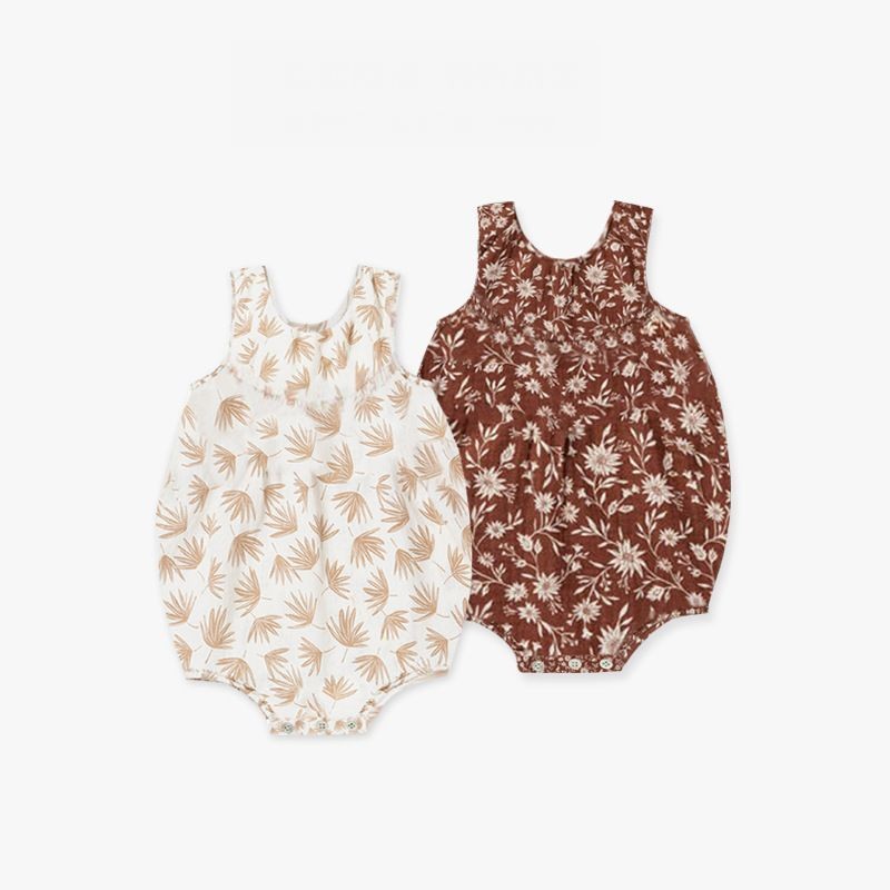 Summer Romper Manufacturer - Organic Cotton Muslin Sleeveless