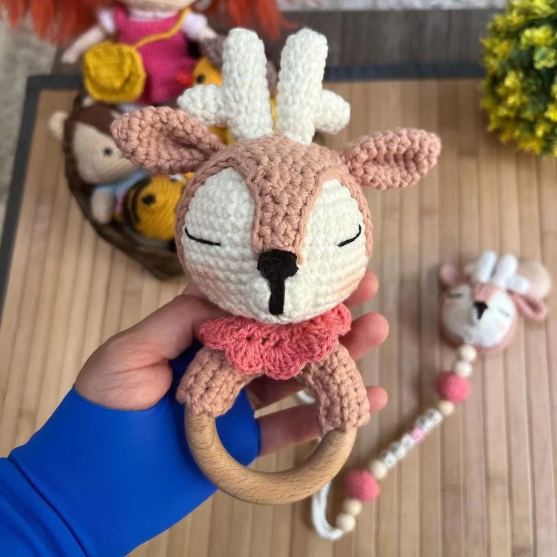 Baby Teether Supplier - Custom Designed Animal Crochet Gift