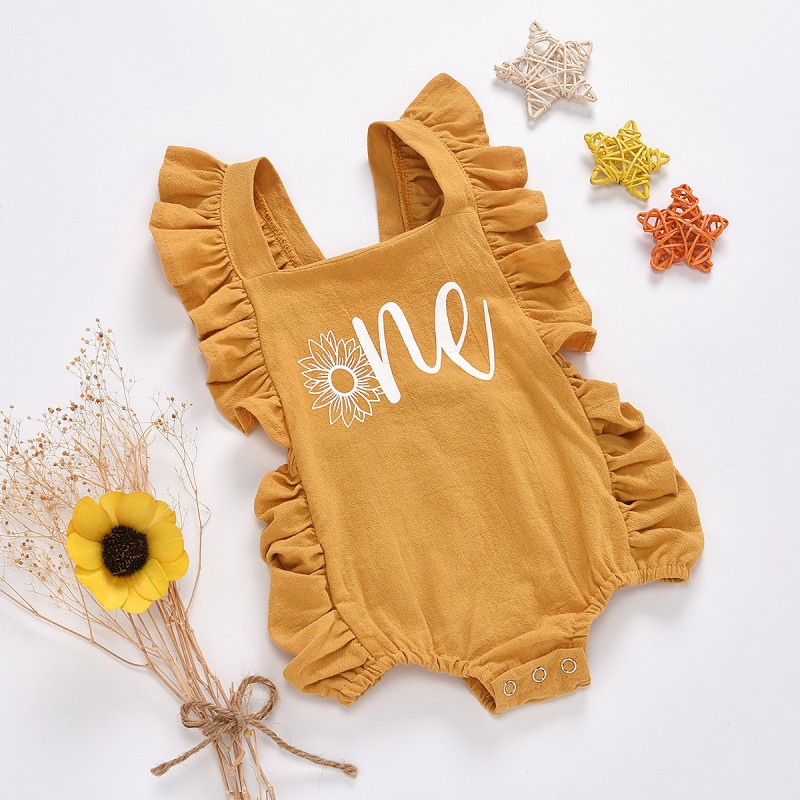 Summer Romper Manufacturer - Hot Sale Sleeveless Sling Ruffled