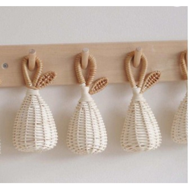 Rattan Rattle Factory - Handmade Boho Wicker Nursery Toy