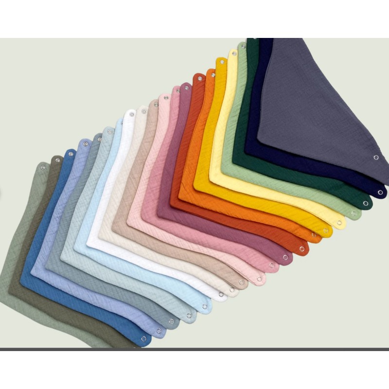 Bandana Bib Supplier - Custom Absorbent Waterproof Three Layer