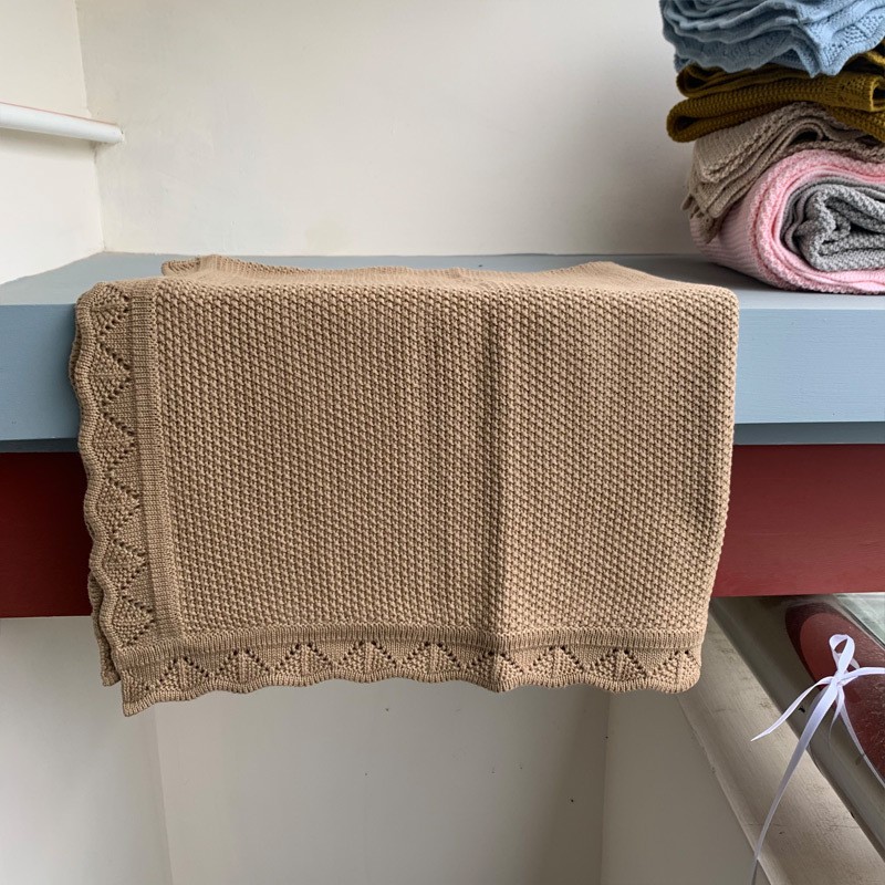 Knitted Blanket Manufacturer - Cotton Knitted for Boys Girls