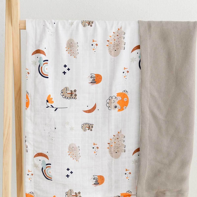 Security Blanket Supplier - Personalized Organic Waffle Swaddle