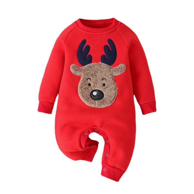 Winter Jumpsuit Manufacturer - Christmas Cartoon Deer Printed