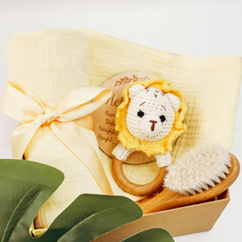 Teething Toy Set Manufacturer - Customized Crochet Animal Rattle