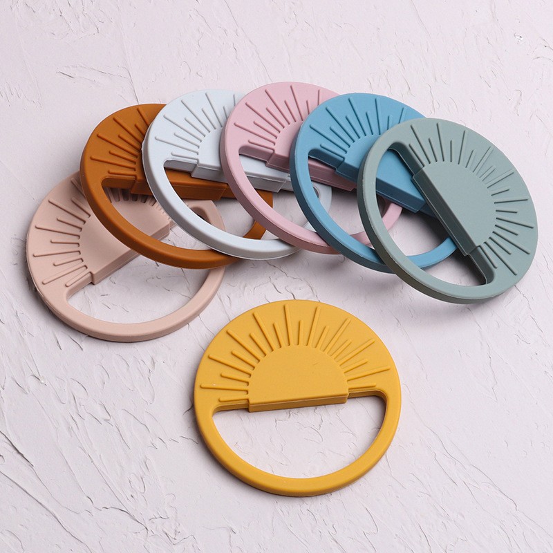 Teething Toy Factory - BPA Free Silicone Chewable Ring Sun