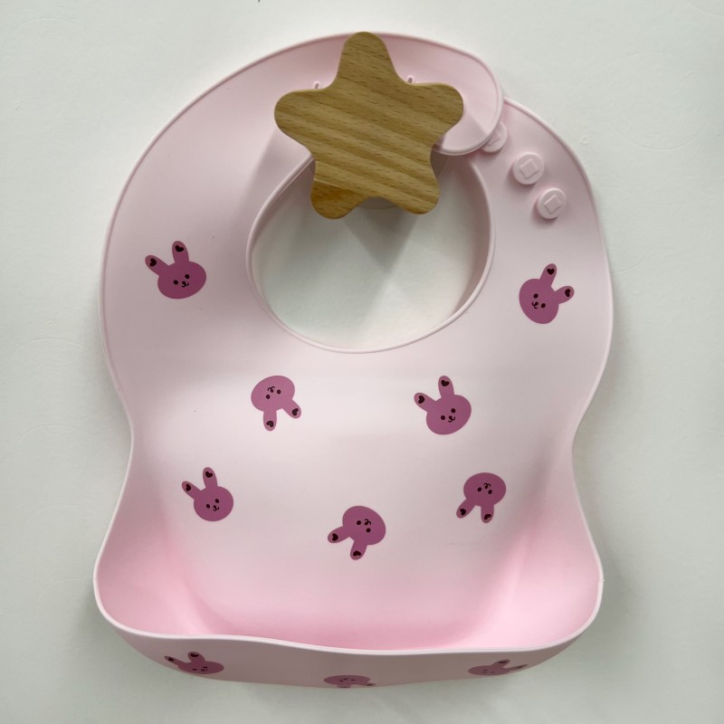 Engraved Bib Supplier - INS Silicone Baby Shower Gift