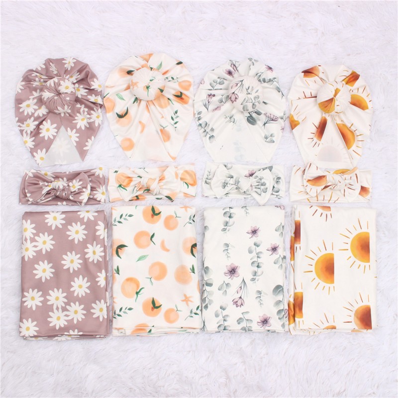 Sleep Swaddle Manufacturer - Soft Newborn Cotton Matching Hat