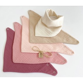 Bandana Bib Supplier - Custom Absorbent Waterproof Three Layer