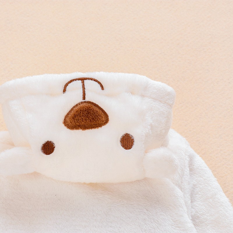 Winter Romper Supplier - Warm Coral Fleece Foot-wrapped Suit