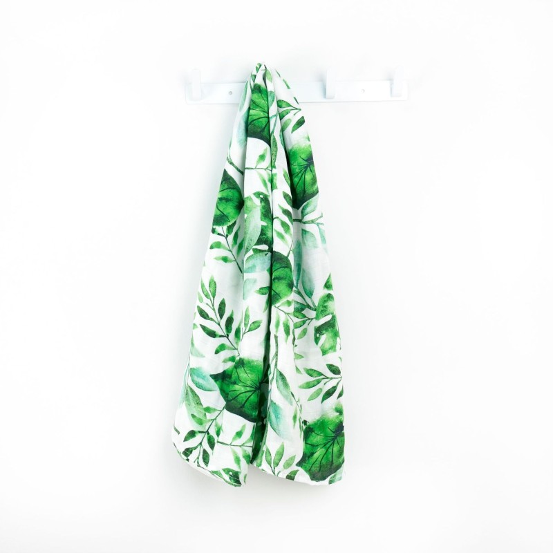 Knitted Blanket Manufacturer - Custom Print Floral Bamboo Cotton