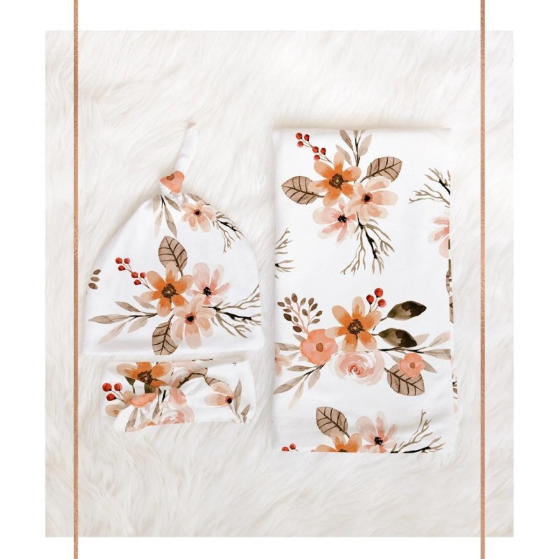 Sleeping Bag Supplier - For Baby Girl Boy Shawl Wrap Set