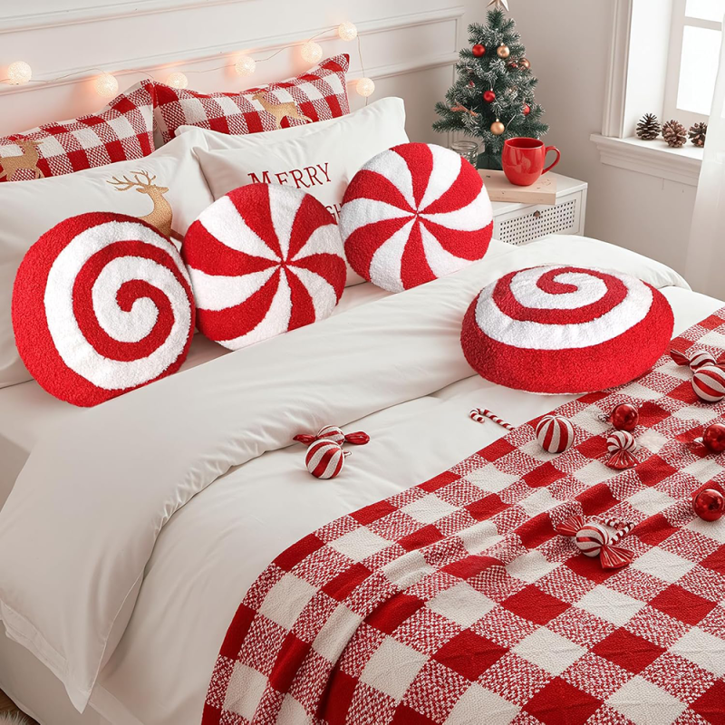 Candy Pillow Manufacturer - Teddy Fleece Lollipop