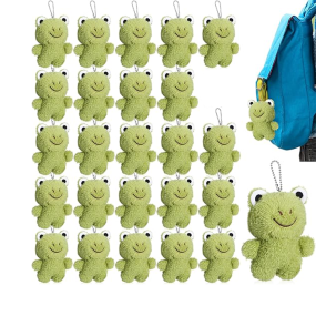 Frog Keychain Manufacturer - Green Plush Bulk