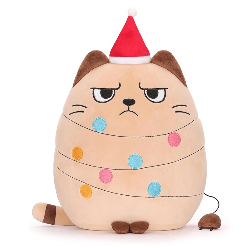 Cat Plush Toy Manufacturer - Funny Xmas Pillow Custom