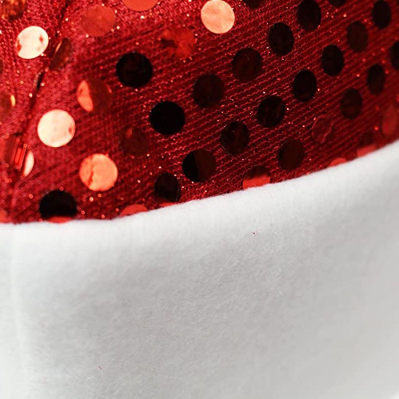Sequin Santa Supplier - Red Fleece Lining