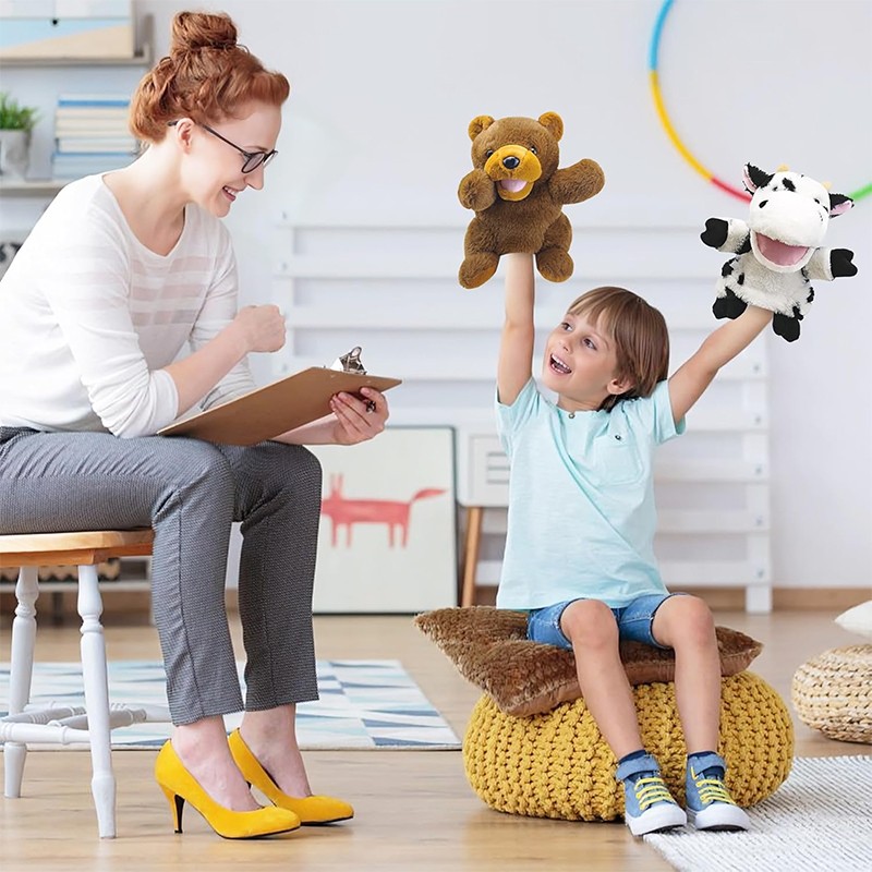 Teddy Bear Puppet Supplier - Plush Hand Interactive