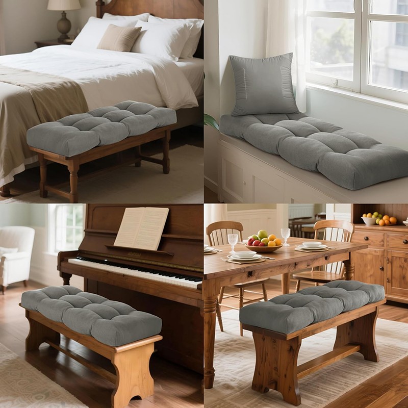 Window Cushion Factory - Tufted Non Slip Bench