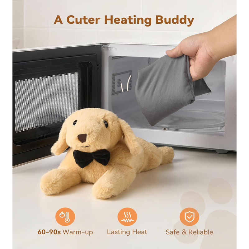 Dog Plush Toy Supplier - Simulation Fluffy Brown