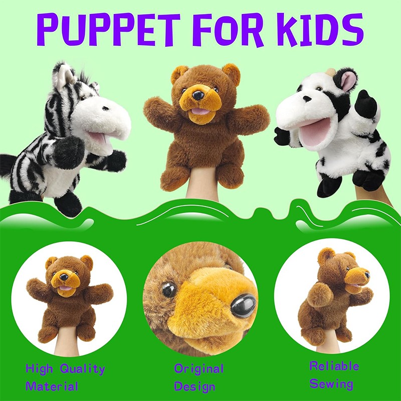 Teddy Bear Puppet Supplier - Plush Hand Interactive