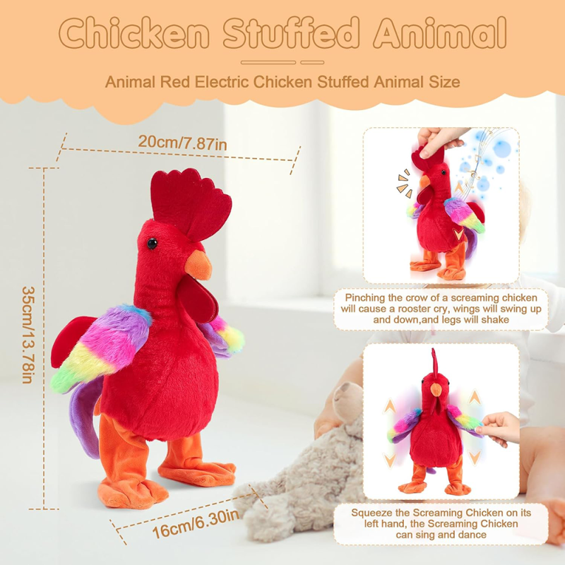Rooster Toy Factory - Electronic Dance Chicken