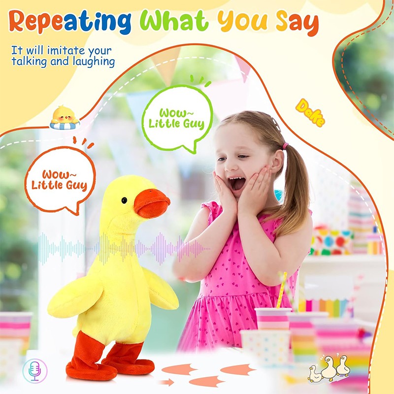 Duck Plush Supplier - Electric Quacking Interactive