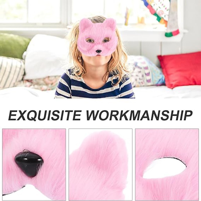 Wolf Mask Supplier - Half Face Animal Realistic