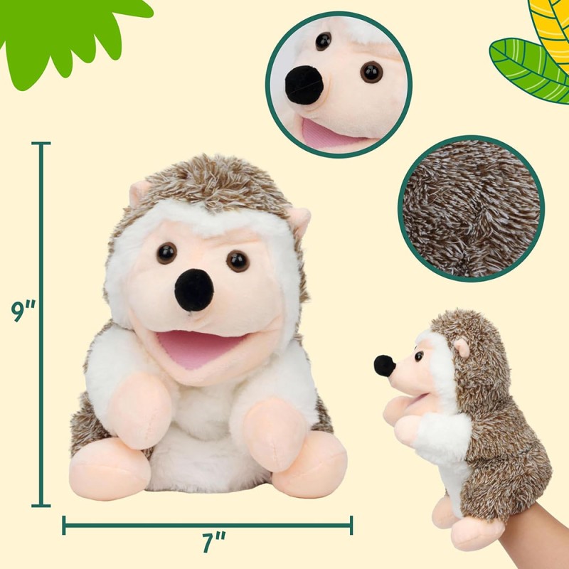 Hedgehog Puppet Supplier - Hand Movable Mouth