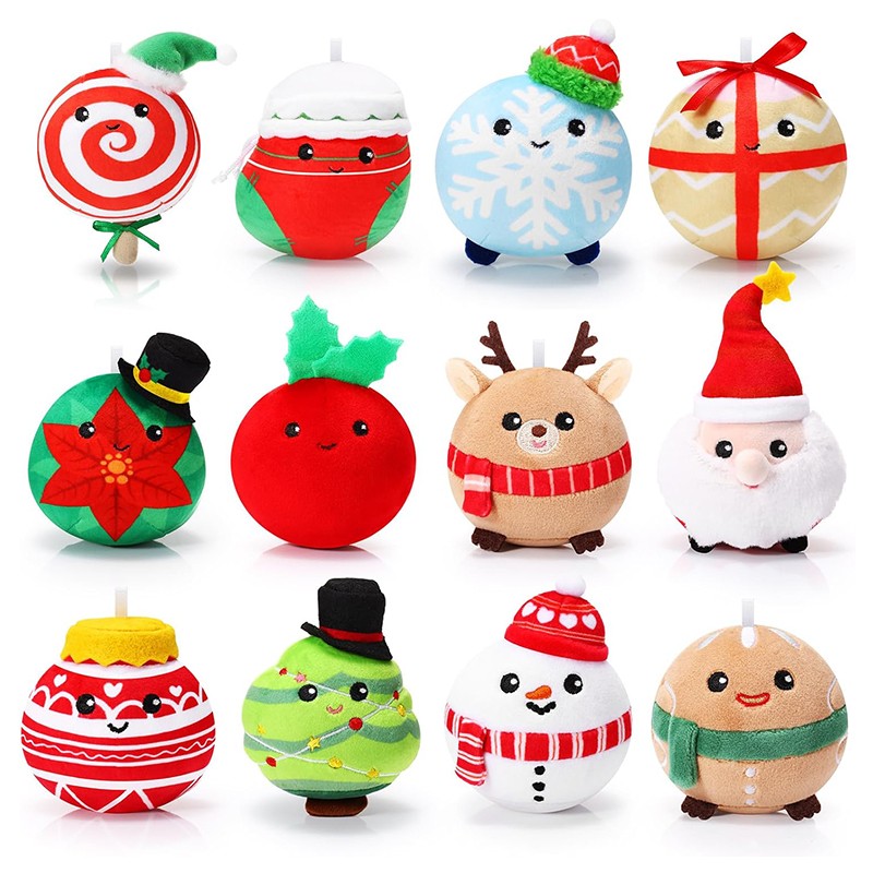 Christmas Keychain Supplier - Plush Ornaments Santa