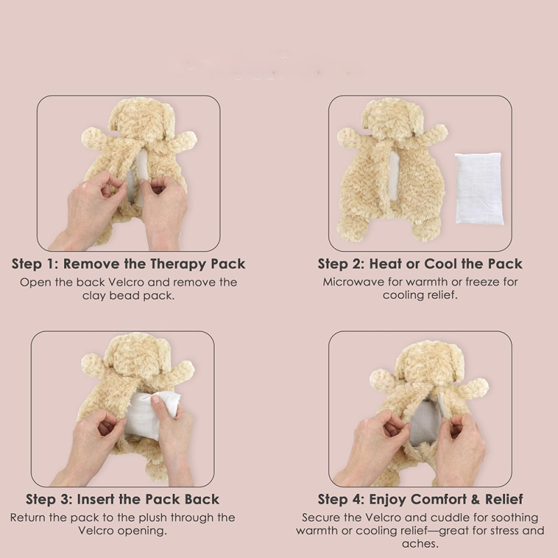 Unicorn Plush Manufacturer - Microwavable Pink Sitting