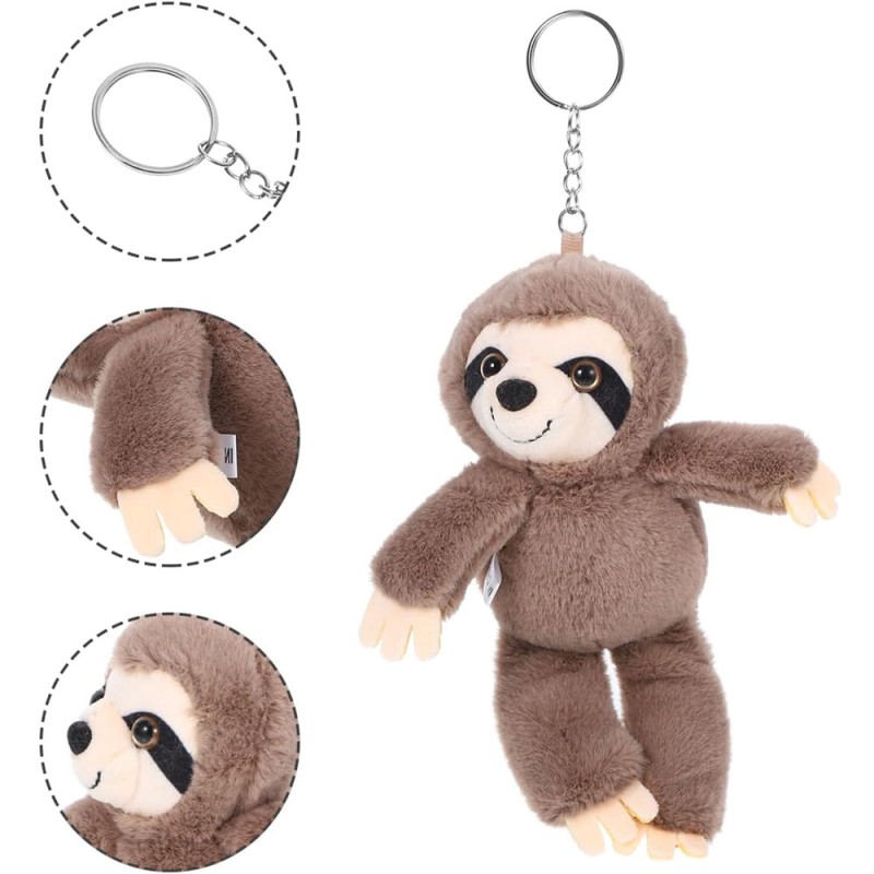Sloth Keychain Supplier - Soft Animal Bag Charm
