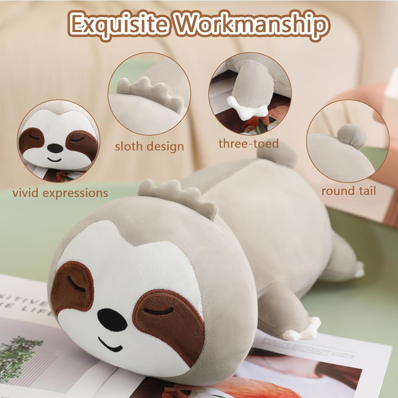 Sloth Plush Factory - Weighted Lying Stuffed