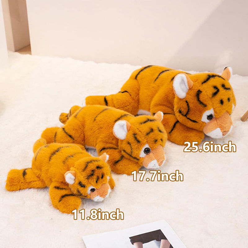 Tiger Plush Factory - Weighted Orange Realistic