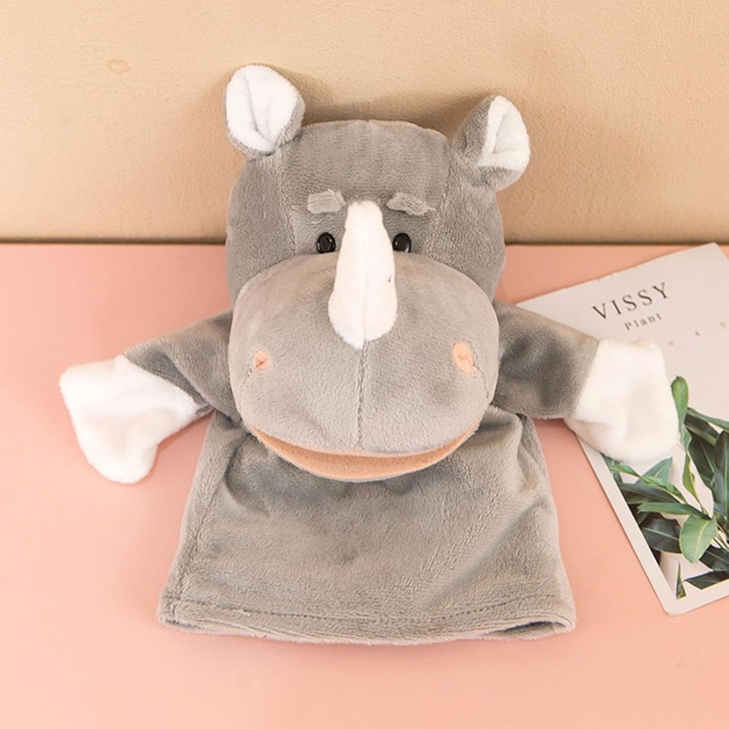 Rhino Puppet Manufacturer - Plush Open Mouth Role