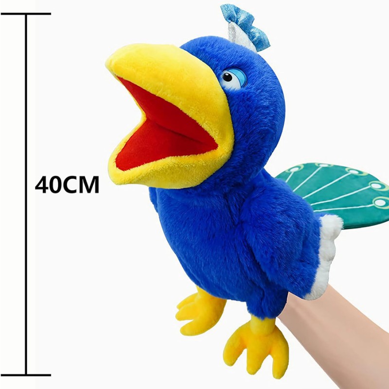 Peacock Puppet Supplier - Cartoon Big Open Mouth