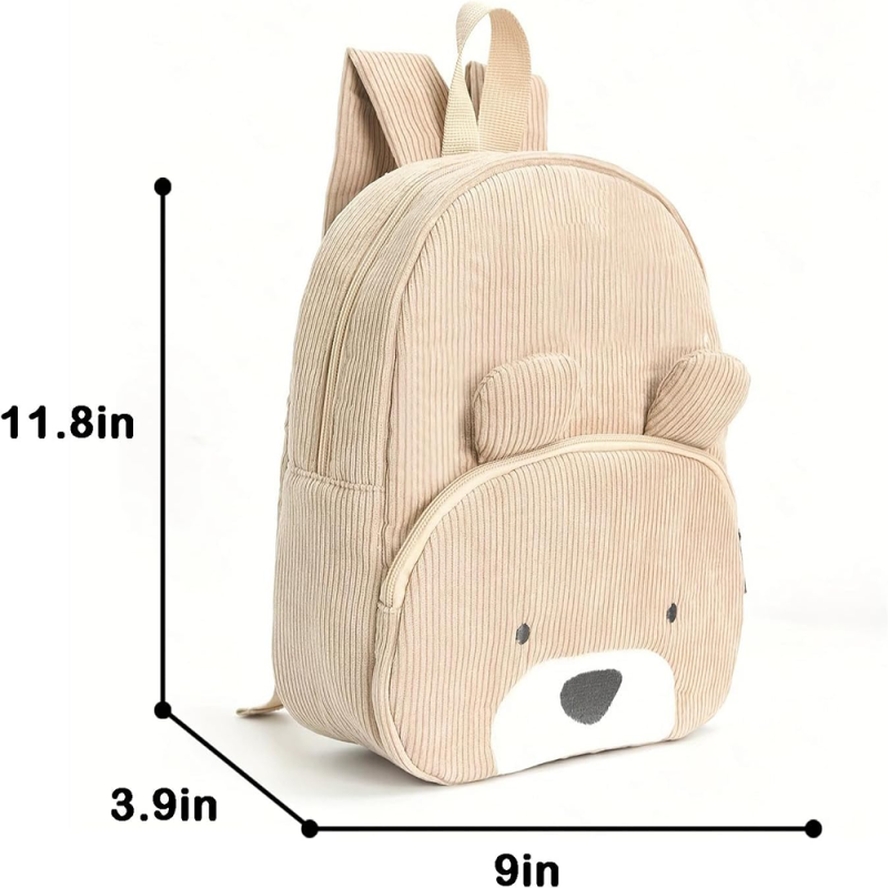 Toddler Backpack Manufacturer - Corduroy Bear Stylish