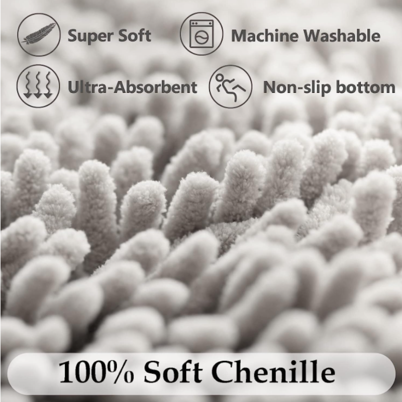 Bath Rug Manufacturer - Chenille Absorbent Set