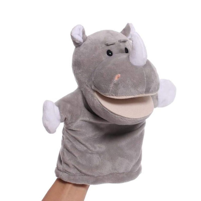 Rhino Puppet Manufacturer - Plush Open Mouth Role