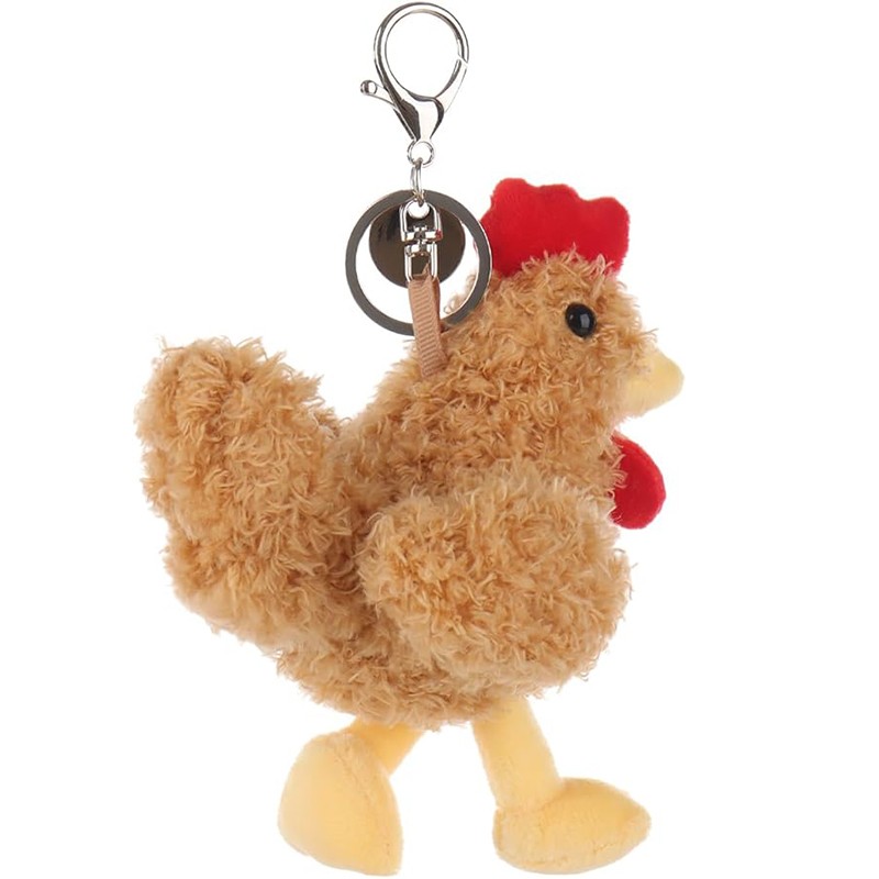 Rooster Keychain Manufacturer - 3D Lifelike Plush