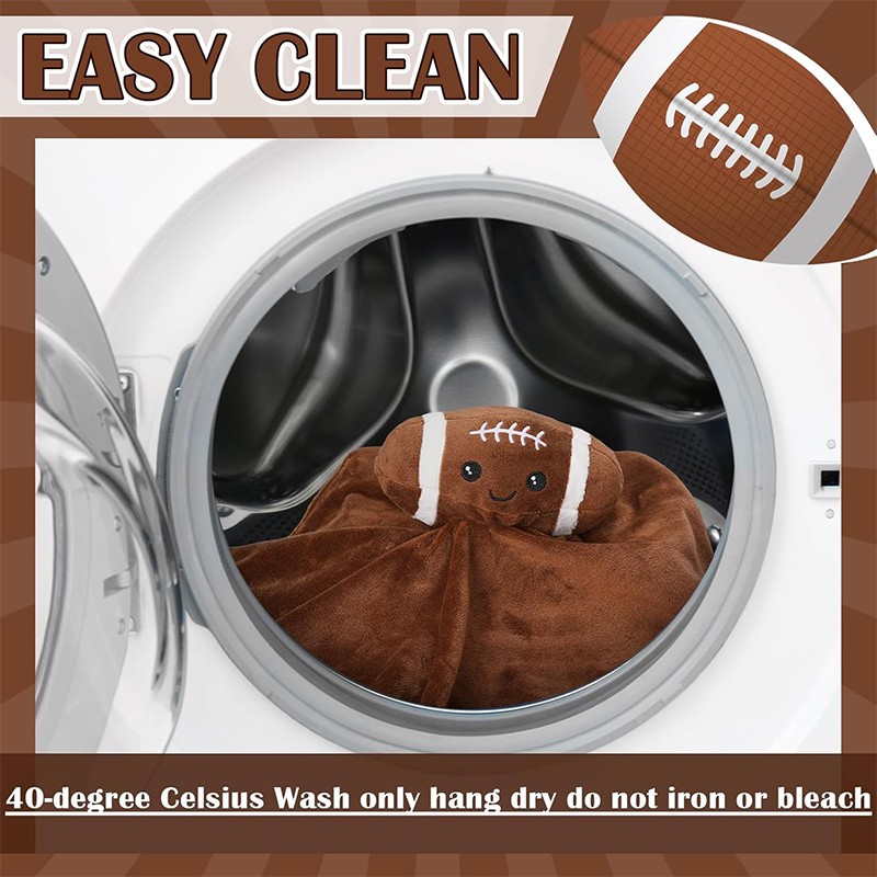 Security Blanket Manufacturer - Plush Football Comforter