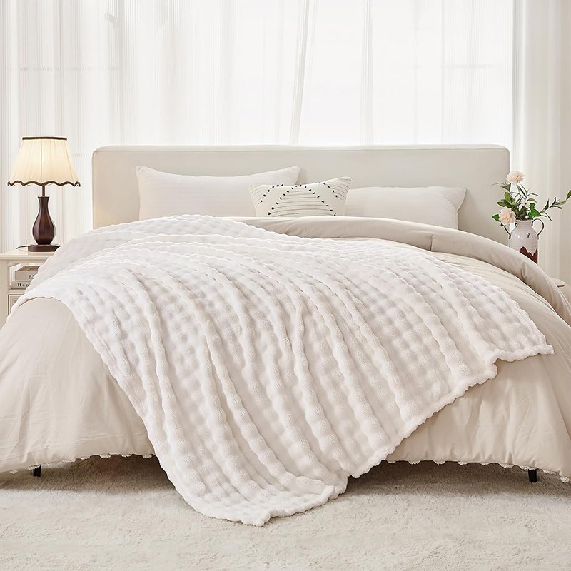 Fleece Blanket Supplier - 3D Bubble Flannel