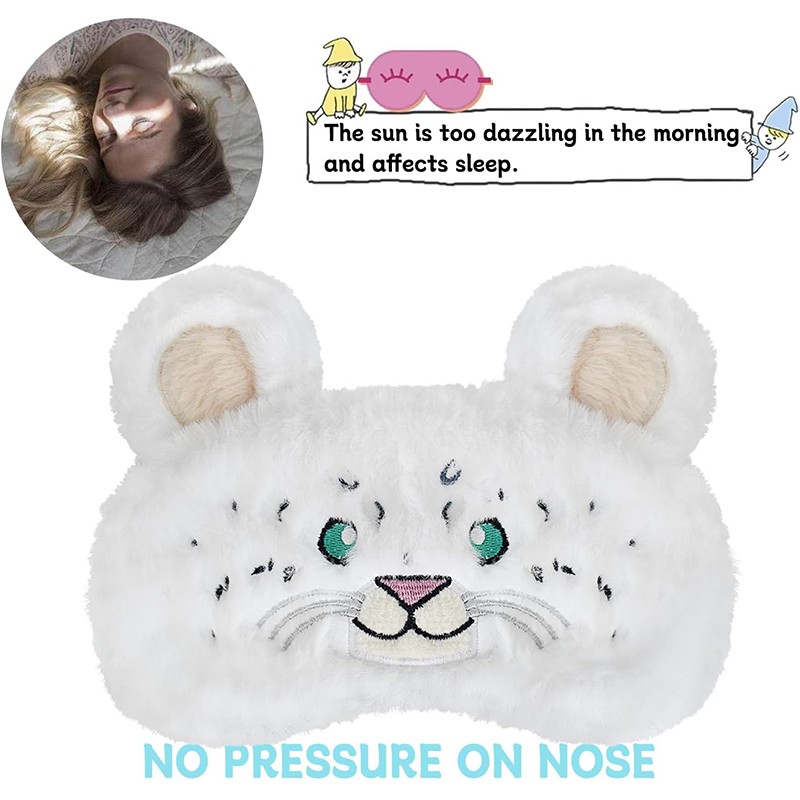Sleep Mask Factory - Tiger Soft Fluffy