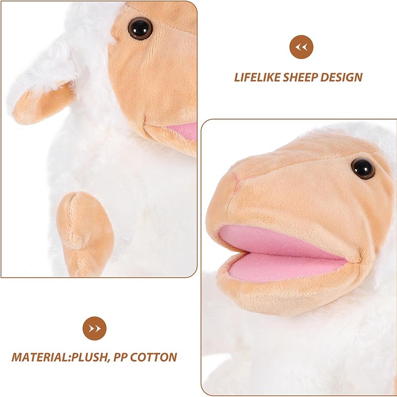 Sheep Puppet Manufacturer - Cuddly Big Mouth