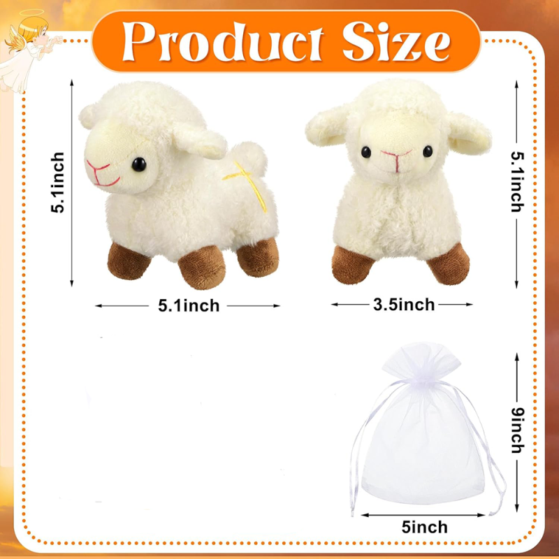 Sheep Keychain Supplier - Religious White Plush