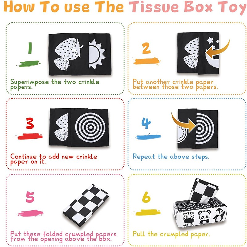 Montessori Toy Supplier - Tissue Box Crinkle Paper