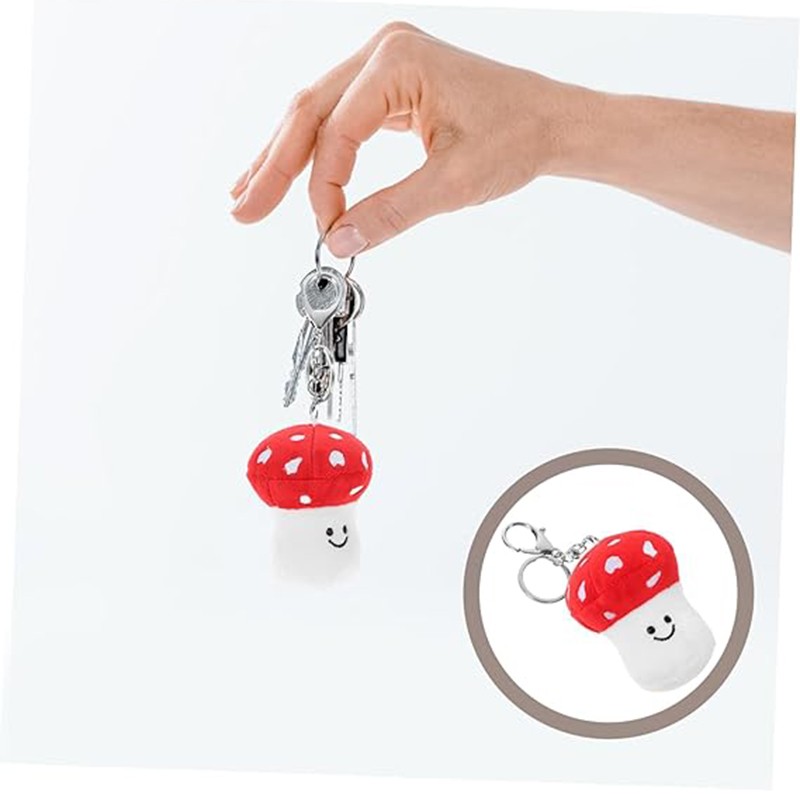 Mushroom Keychain Factory - Cartoon Plush Hanging